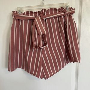 Striped Charlotte Russe shorts